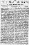Pall Mall Gazette Monday 27 October 1879 Page 1
