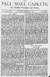 Pall Mall Gazette Thursday 30 October 1879 Page 1