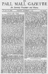 Pall Mall Gazette Tuesday 04 November 1879 Page 1