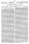 Pall Mall Gazette Monday 10 November 1879 Page 1
