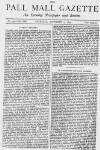 Pall Mall Gazette Thursday 13 November 1879 Page 1