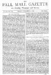 Pall Mall Gazette Monday 24 November 1879 Page 1