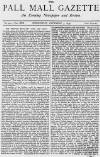 Pall Mall Gazette Wednesday 03 December 1879 Page 1