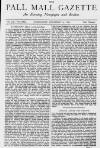 Pall Mall Gazette Wednesday 24 December 1879 Page 1