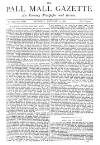 Pall Mall Gazette Saturday 10 January 1880 Page 1