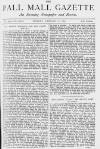 Pall Mall Gazette Monday 12 January 1880 Page 1
