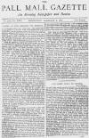 Pall Mall Gazette Wednesday 04 February 1880 Page 1