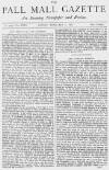 Pall Mall Gazette Friday 06 February 1880 Page 1