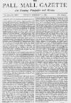 Pall Mall Gazette Tuesday 17 February 1880 Page 1