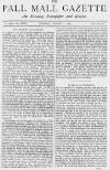 Pall Mall Gazette Tuesday 02 March 1880 Page 1
