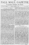 Pall Mall Gazette Friday 05 March 1880 Page 1
