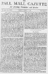 Pall Mall Gazette Friday 02 April 1880 Page 1