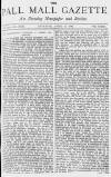 Pall Mall Gazette Thursday 22 April 1880 Page 1