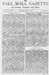 Pall Mall Gazette Tuesday 01 June 1880 Page 1