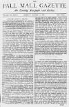 Pall Mall Gazette Monday 02 August 1880 Page 1