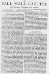 Pall Mall Gazette Monday 16 August 1880 Page 1