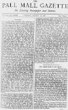 Pall Mall Gazette Tuesday 17 August 1880 Page 1