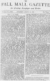 Pall Mall Gazette Thursday 19 August 1880 Page 1