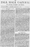 Pall Mall Gazette Saturday 04 September 1880 Page 1