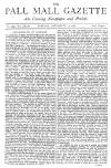 Pall Mall Gazette Tuesday 14 September 1880 Page 1