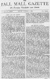 Pall Mall Gazette Friday 01 October 1880 Page 1