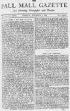 Pall Mall Gazette Tuesday 02 November 1880 Page 1