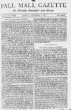 Pall Mall Gazette Monday 08 November 1880 Page 1