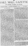 Pall Mall Gazette Saturday 27 November 1880 Page 1