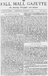 Pall Mall Gazette Thursday 30 December 1880 Page 1