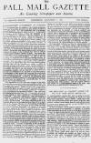 Pall Mall Gazette Saturday 01 January 1881 Page 1