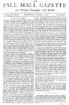 Pall Mall Gazette Wednesday 05 January 1881 Page 1