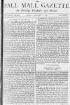 Pall Mall Gazette Friday 07 January 1881 Page 1