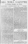 Pall Mall Gazette Wednesday 12 January 1881 Page 1
