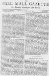 Pall Mall Gazette Tuesday 08 February 1881 Page 1