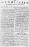 Pall Mall Gazette Thursday 10 February 1881 Page 1