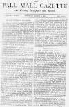 Pall Mall Gazette Thursday 03 March 1881 Page 1