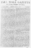 Pall Mall Gazette Thursday 10 March 1881 Page 1