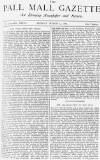 Pall Mall Gazette Monday 14 March 1881 Page 1