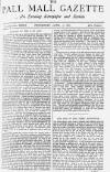 Pall Mall Gazette Wednesday 13 April 1881 Page 1
