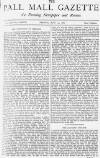 Pall Mall Gazette Friday 13 May 1881 Page 1