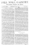 Pall Mall Gazette Wednesday 08 June 1881 Page 1