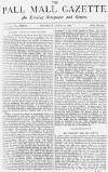 Pall Mall Gazette Thursday 28 July 1881 Page 1