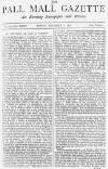Pall Mall Gazette Friday 02 December 1881 Page 1