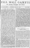 Pall Mall Gazette Thursday 05 January 1882 Page 1