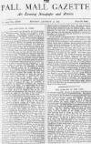 Pall Mall Gazette Monday 16 January 1882 Page 1