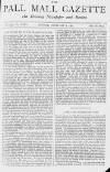Pall Mall Gazette Monday 06 February 1882 Page 1