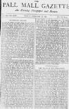 Pall Mall Gazette Friday 17 February 1882 Page 1