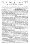 Pall Mall Gazette Thursday 01 June 1882 Page 1