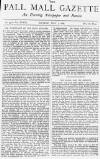 Pall Mall Gazette Monday 03 July 1882 Page 1