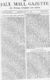 Pall Mall Gazette Thursday 20 July 1882 Page 1